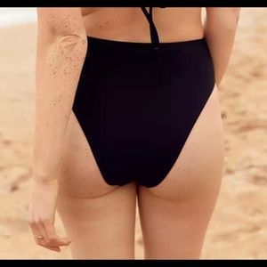 High Waisted High Cut Cheeky Bikini Bottoms